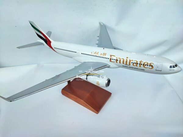 Model of Airbus A330-200 Emirates Airlines with detailed craftsmanship.